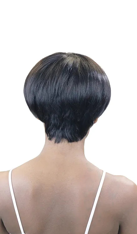 SHORT STRAIGHT BLACK WIG H5026