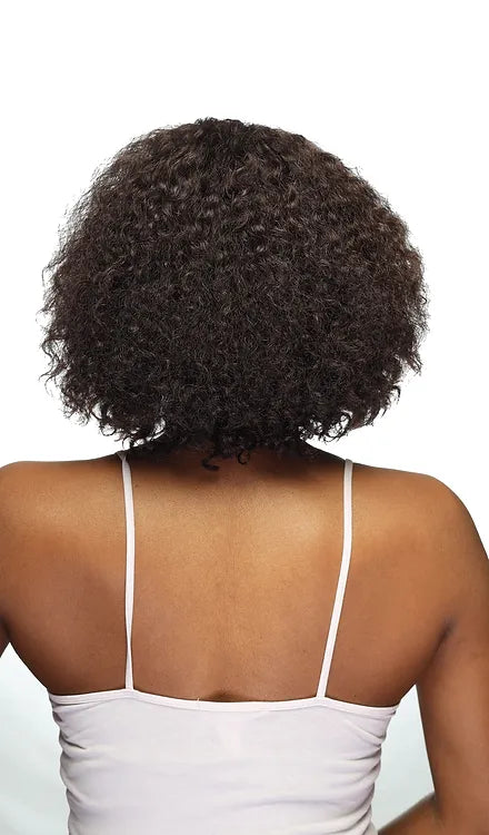 SHORT CURLEY BLACK WIG H5029