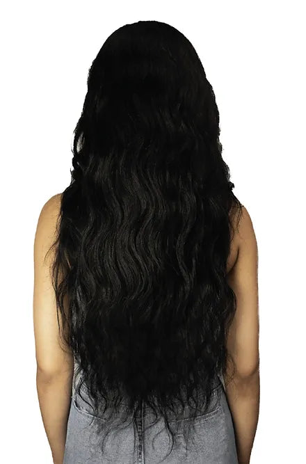 LONG BLACK CURLY WAVY MIX WIG VHB21BW