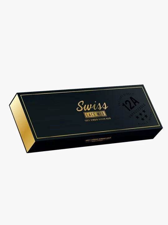 12A NATURAL STRAIGHT 24″ 12A Bundle Hair Lace Wig with Euro Deep style