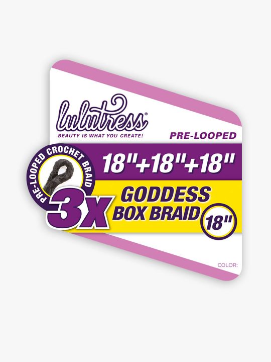 3X GODDESS BOX BRAID 18″