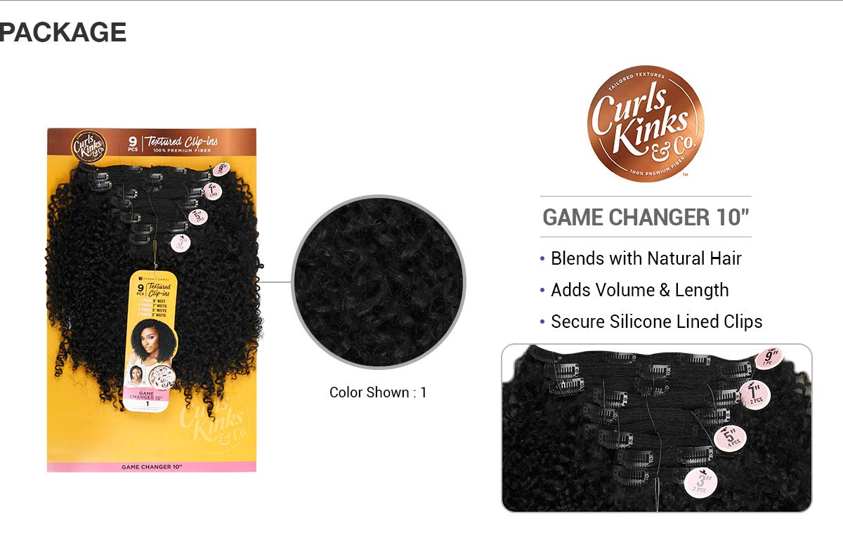 Sensationnel Clip-In Game Changer 10" - Curls Kinks & Co - 2