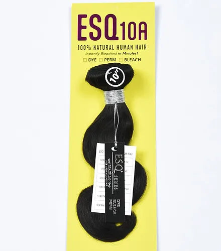 100% Unprocessed Brazilian Human hair ESQ 10A WAVY