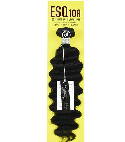 100% Unprocessed Brazilian Human hair ESQ 10A CURLY/WAVY