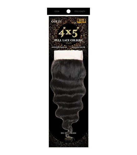 HH PRIME GOLD 4X5 LACE CLOSURE WAVY