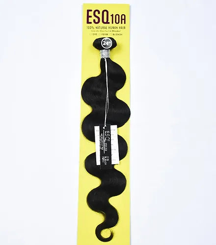 100% Unprocessed Brazilian Human hair ESQ 10A WAVY