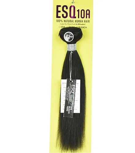 100% Unprocessed Brazilian Human hair ESQ 10A STRAIGHT