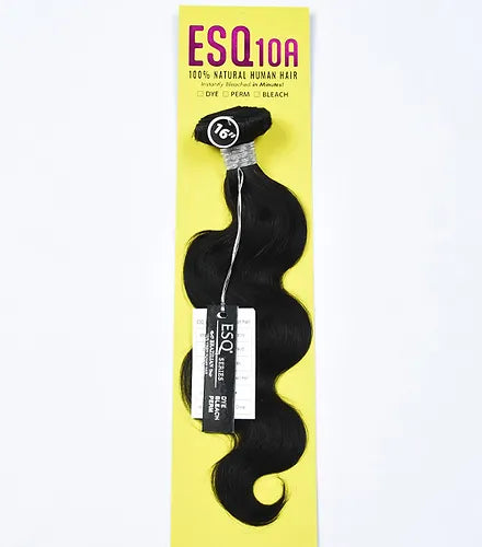 100% Unprocessed Brazilian Human hair ESQ 10A WAVY
