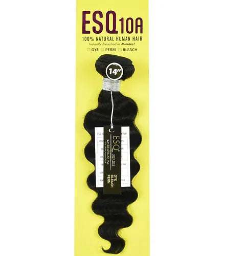 100% Unprocessed Brazilian Human hair ESQ 10A CURLY/WAVY