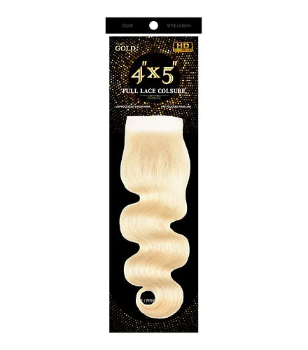 #613 4X5 CLOSURE PRIME GOLD