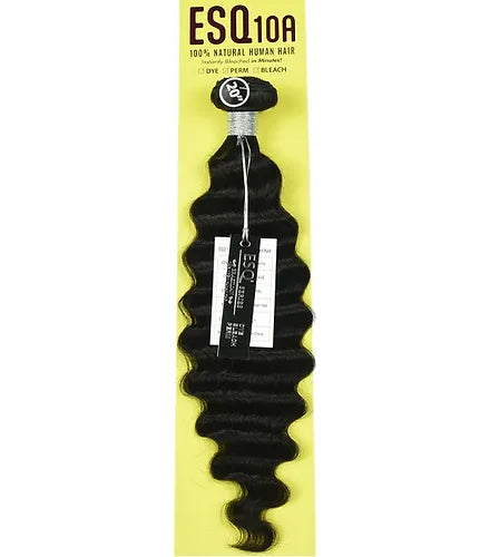 100% Unprocessed Brazilian Human hair ESQ 10A CURLY/WAVY