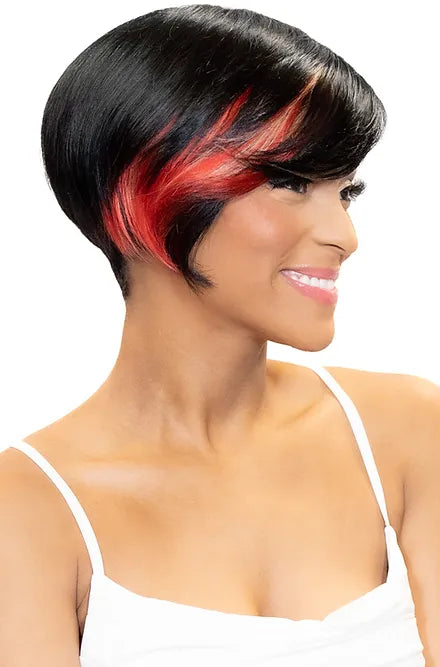 WIG 100%HH SIDE HIGH-LITE 'VEE'