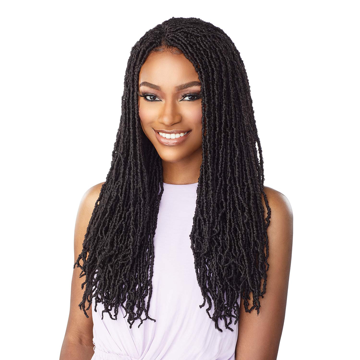 LULUTRESS Sensationnel Crochet Braids 2X Fully Folded Micro Locs