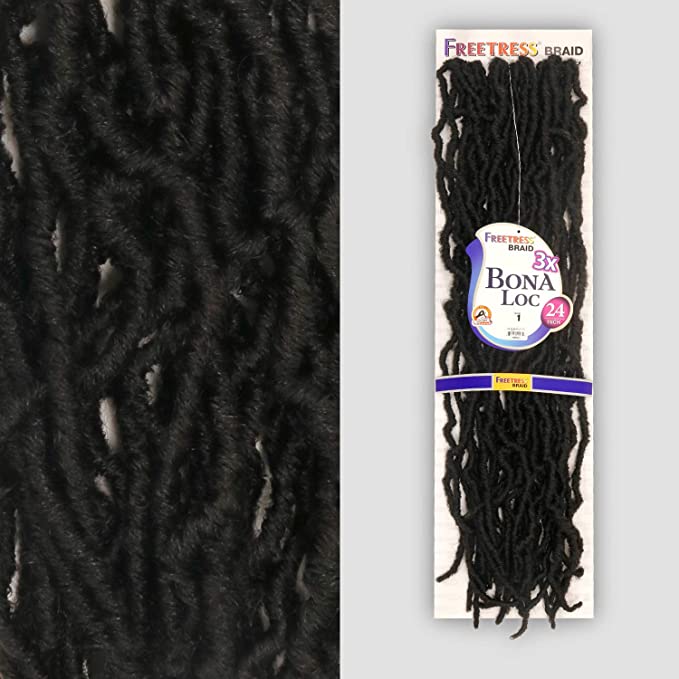FreeTress Crochet Braids 3X Bona Loc 24" (1-PACK, 2)