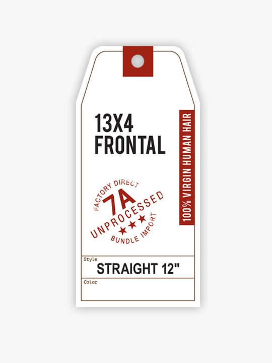 7A 13X4 FRONTAL CLOSURE – STRAIGHT 12″