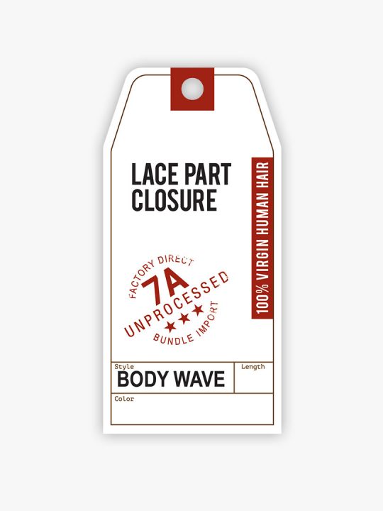 LACE PART CLOSURE – BODY WAVE