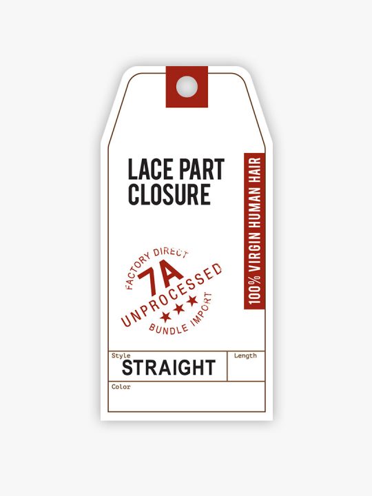 LACE PART CLOSURE – STRAIGHT