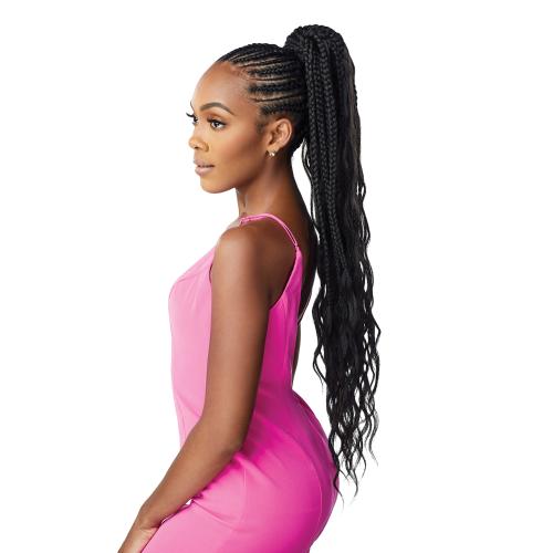 Outre Wrap Ponytail Pretty Quick Boho Box Braid 32"