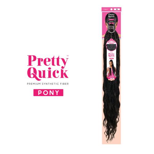Outre Wrap Ponytail Pretty Quick Boho Box Braid 32"