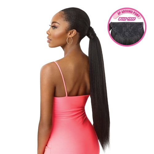 Outre Wrap Ponytail Pretty Quick Kinky Straight 24"