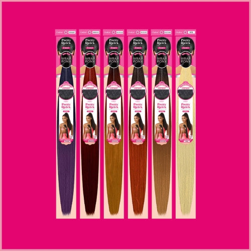 Outre Wrap Ponytail Pretty Quick Kinky Straight 24"