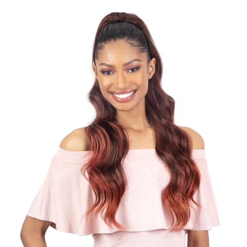 FreeTress Equal Drawstring Ponytail Lite Luxy Wave 28"