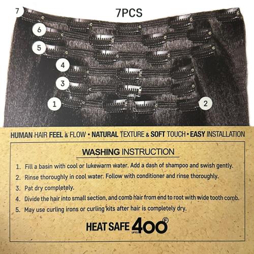 Royal Zury Weave Natural Dream Clip On 7Pcs Ocean Wave 24"