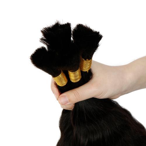 Starlet 100% Virgin Unprocessed Human Braiding Hair Straight Bulk (18"-20")