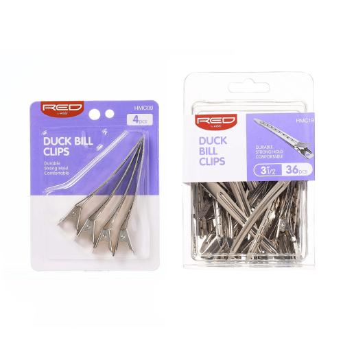 Red by Kiss Duck Bill Clips 3 1/2"