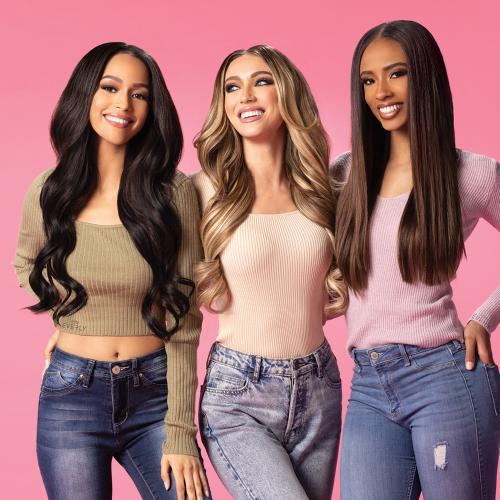 Sensationnel Remy Human Hair Weave Everly Butterfly Clip-in Straight 18" (7Pcs)