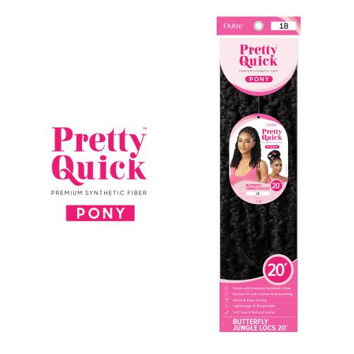 Outre Pretty Quick Pony Butterfly Jungle Locs 20"