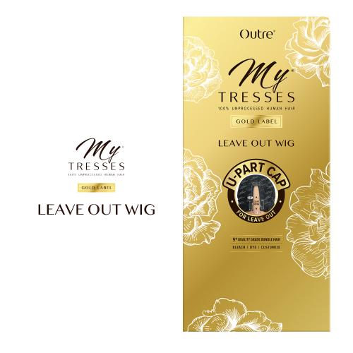 My Tresses Gold Label Unprocessed Human Hair U Part Leave Out Wig HH-Peruvian Wave 18"