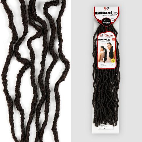 Bobbi Boss Human Hair Blend Tress Up Ponytail MOD040 Nu Locs 24"