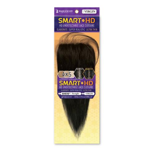 Harlem125 Smart HD undetectable 4x5 Lace Closure SHS STRAIGHT (10"-16")