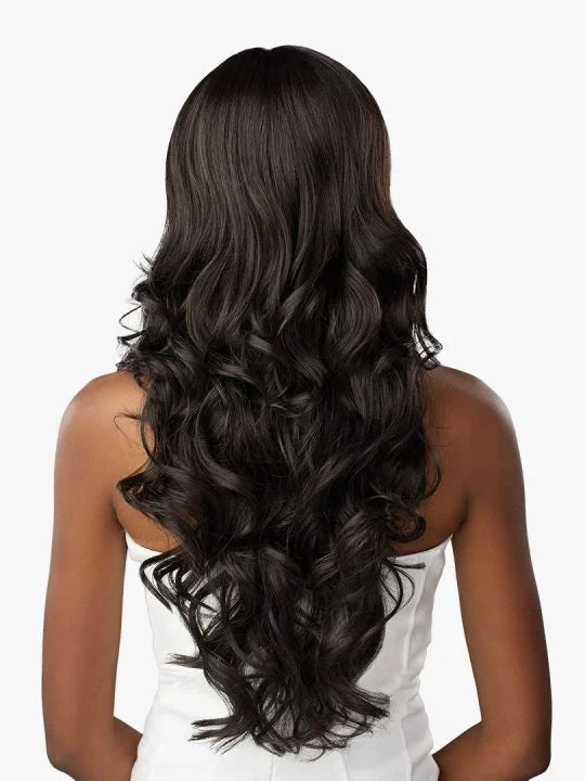 BARE LACE WIG_Y-PART BILANY Natural yaki straight style with little layers.