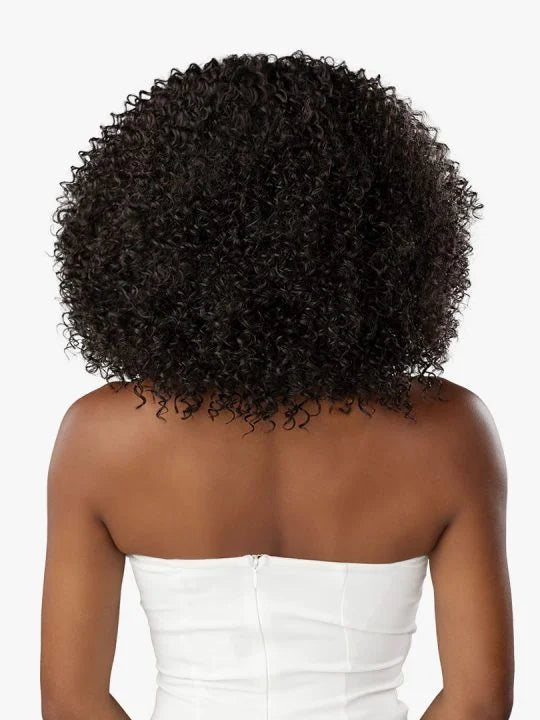 BARE LACE WIG_Y-PART CASIA Tight corkscrew curls with natural volume.
