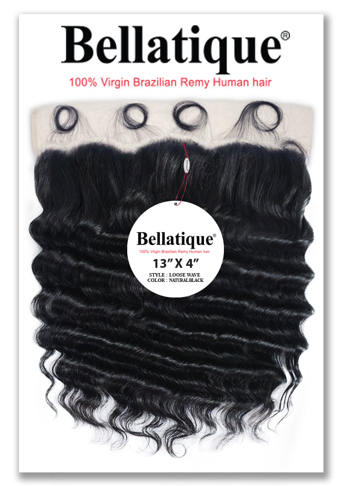 BELLATIQUE 13X4 FRONTAL-LOOSE WAVE