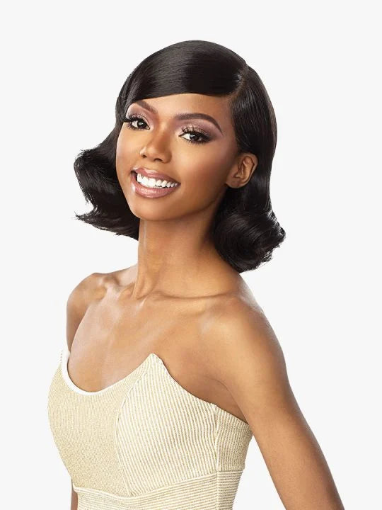 ORIANA Loose waves with feathered sides with layers