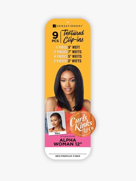 Sensationnel CLIP-IN ALPHA WOMAN 12″