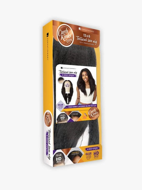 KINKY EDGES 13X6 KINKY LAYERED BLOW OUT 20″
