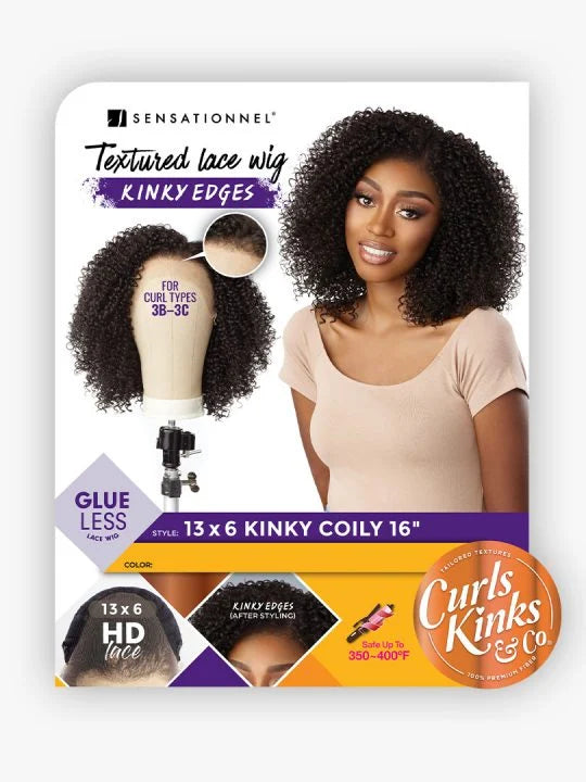 KINKY EDGES 13X6 KINKY COILY 16″