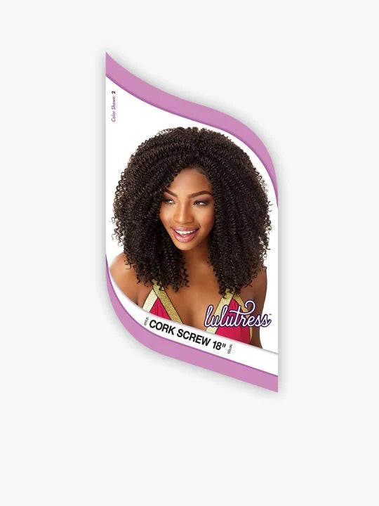 CORK SCREW 18″ The closest thing to perfect are these tight spiral curls.