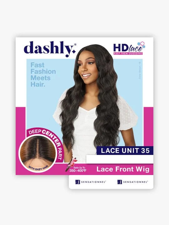 DASHLY LACE UNIT 35 Defined Crimp curls with flat top