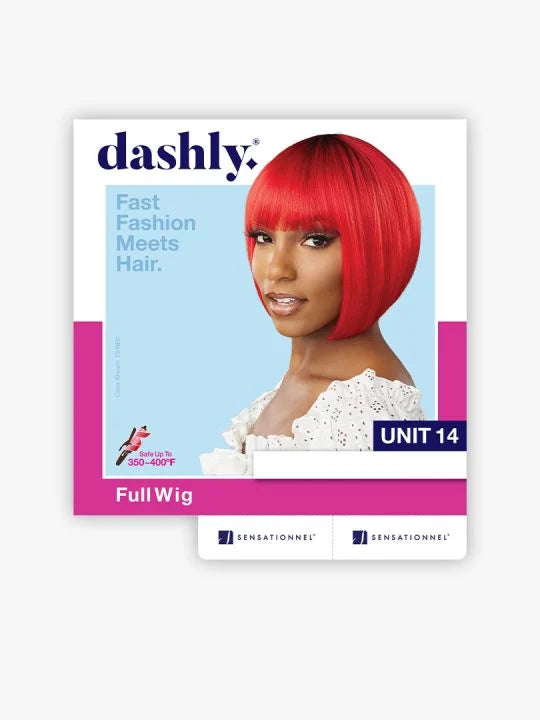 Sensationnel DASHLY UNIT 14 wig, Easy Styling, Fast Fashion, Full Wig