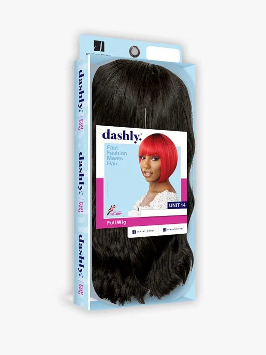 Sensationnel DASHLY UNIT 14 wig, Easy Styling, Fast Fashion, Full Wig