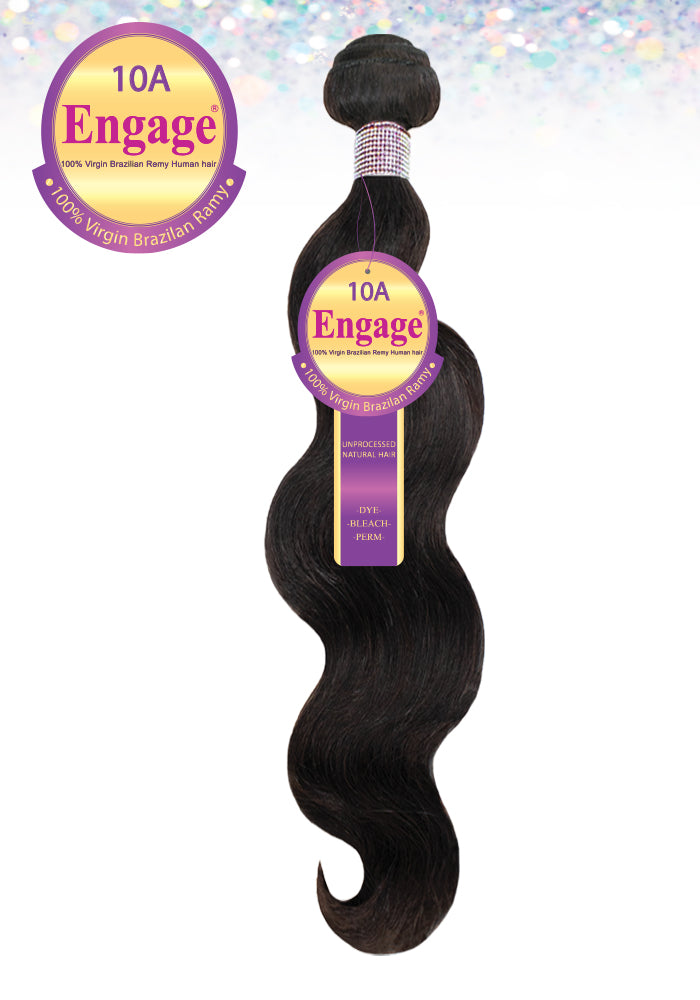 ENGAGE-BODY WAVE 100% VIRGIN BRAZILIAN REMY HUMAN HAIR