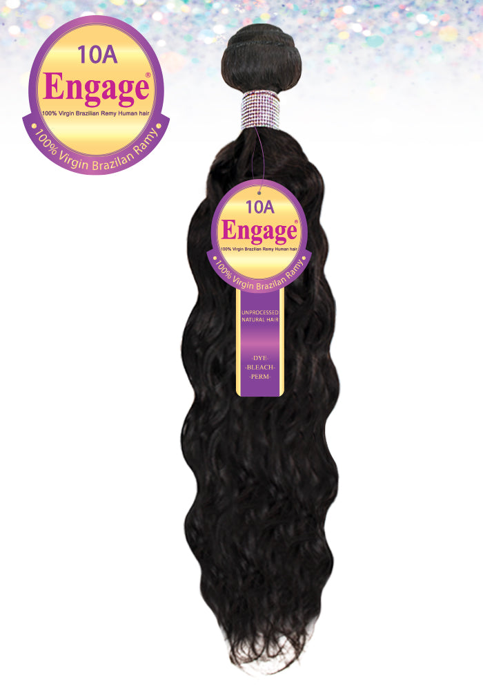 ENGAGE-SPANISH WAVE 100% VIRGIN BRAZILIAN REMY HUMAN HAIR