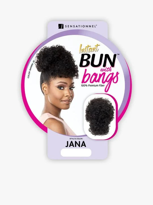 Sensationnel JANA Textured, curly bun with curly bangs