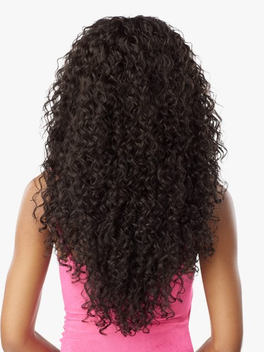 Sensationnel IWD 15 ½ wig, 100% Premium Fiber, Drawstring cap, Half Wig, Heat Resistant Fiber, Instant Drawstring, Ponytails, Updo
