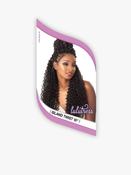 ISLAND TWIST 18″ Curl pattern perfect for a vacation or night out on the town.